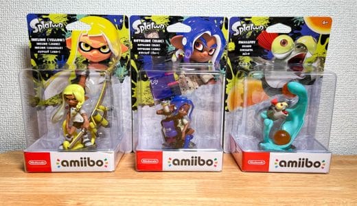 スプラ3のamiibo「コジャケ」「インクリング 」「オクトリング」の写真とギアのもらい方。居眠りコジャケかわいい！